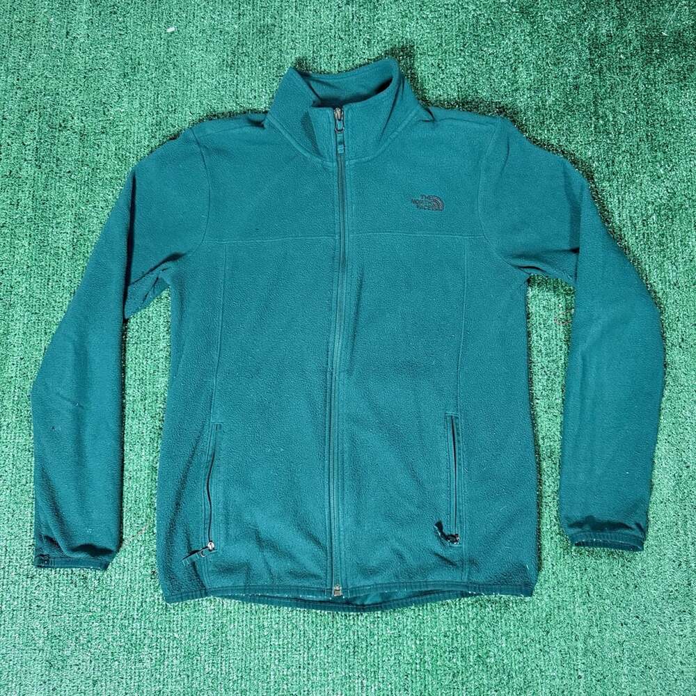 The North Face Women's Green Full Zip Fleece Jacket Size Small
